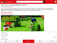Tablet Screenshot of batteriepool.de